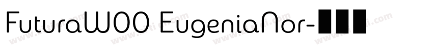 FuturaW00 EugeniaNor字体转换